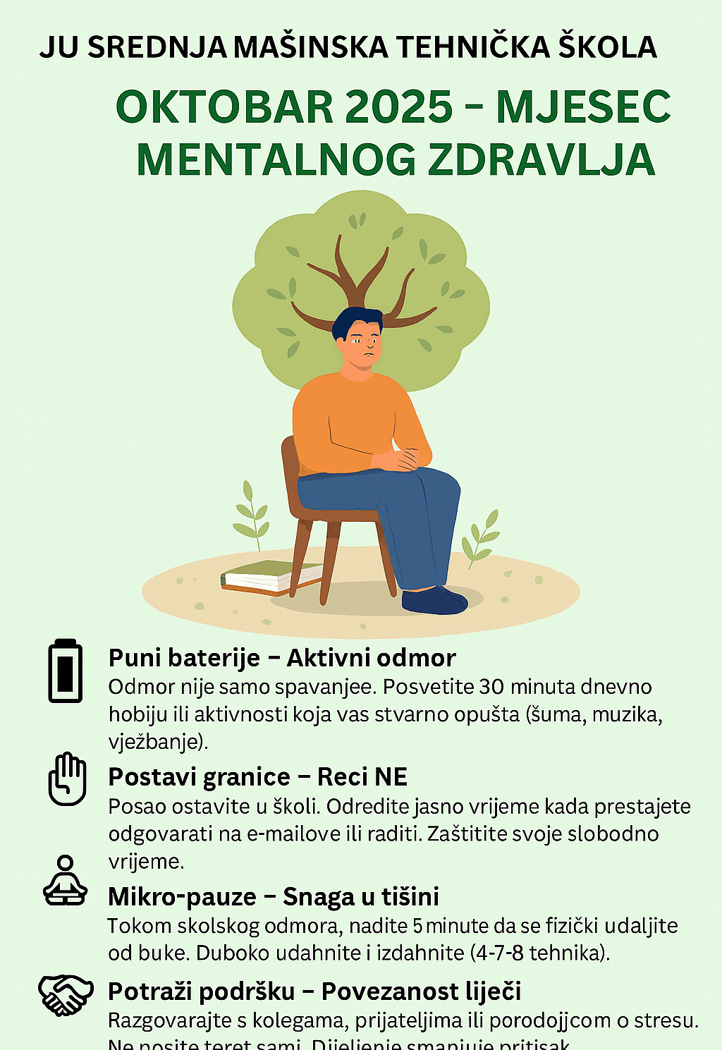plakat mentalno zdravlje nastavnika